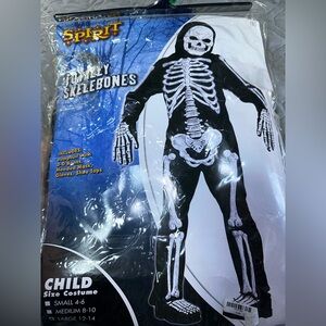 Spirit Halloween Kids Skeleton Costume - Black and White